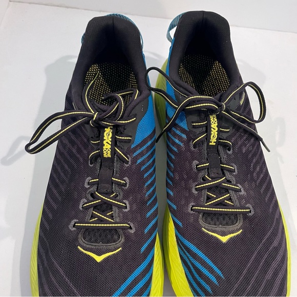 Men’s US 11 Hoka One One Rincon Black Citrus Running Sneakers 1102874 BCTRS - Picture 2 of 16